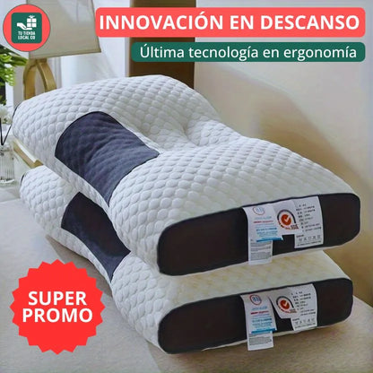 DELUXE ERGO™ Almofada Ortopédica 3d Com Alinhamento Cervical Perfeito