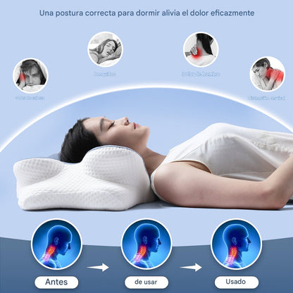 Lumen Vita™ Almofada Ergonómica com Fronha Lavável