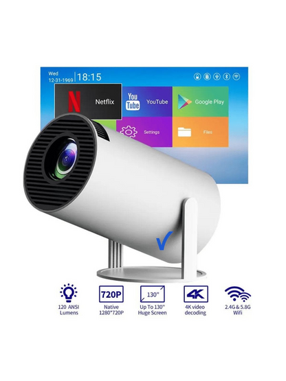 LumenView™ Pro Projetor Portátil Ultra HD