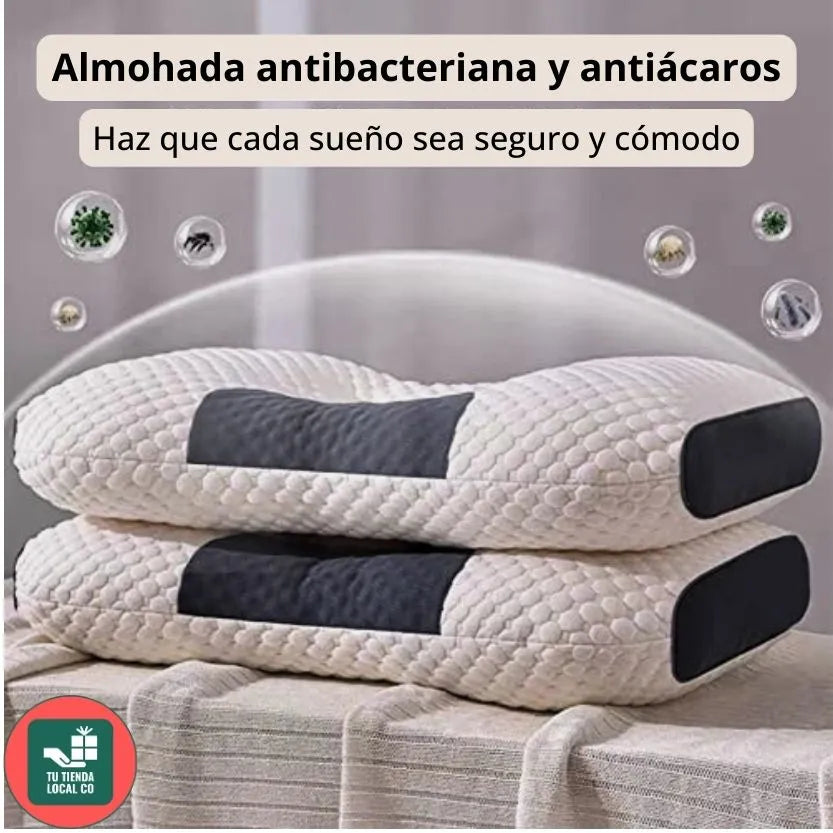 2x1 DELUXE ERGO™ Almofada Ortopédica com Alinhamento Cervical Perfeito