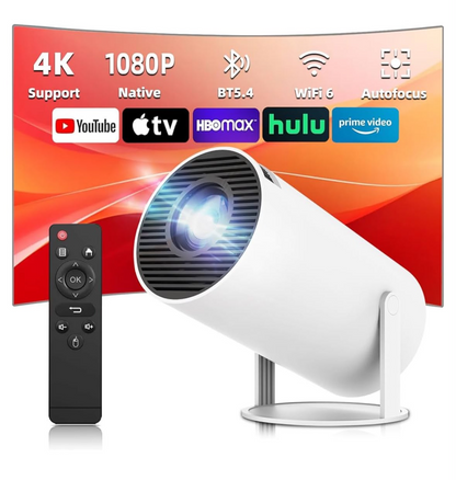 LumenView™ Pro Projetor Portátil Ultra HD